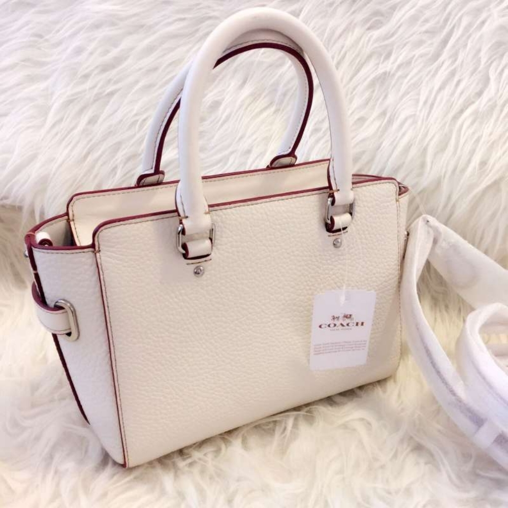NWT Coach 59810 Mini Blake Carryall Chalk Pebble L - Picture 6 of 8